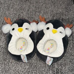 Squishmallows slippers Christmas penguins